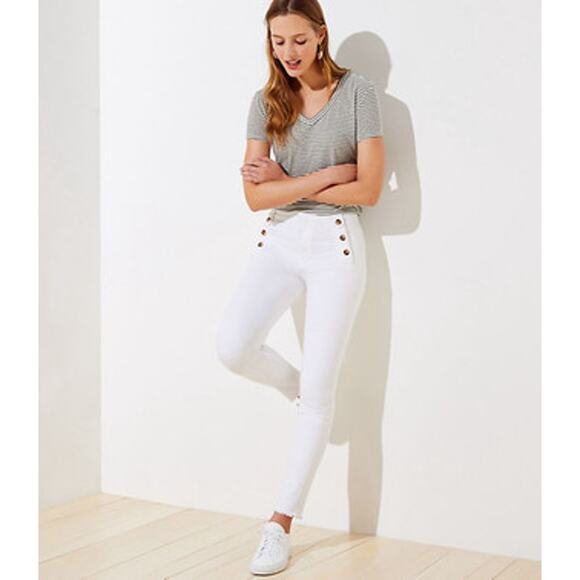 NWT LOFT Sailor Skinny Pant - Picture 6 of 6